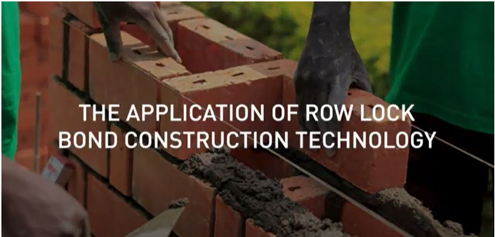 The Row Lock Bond Design Construction Technology Application